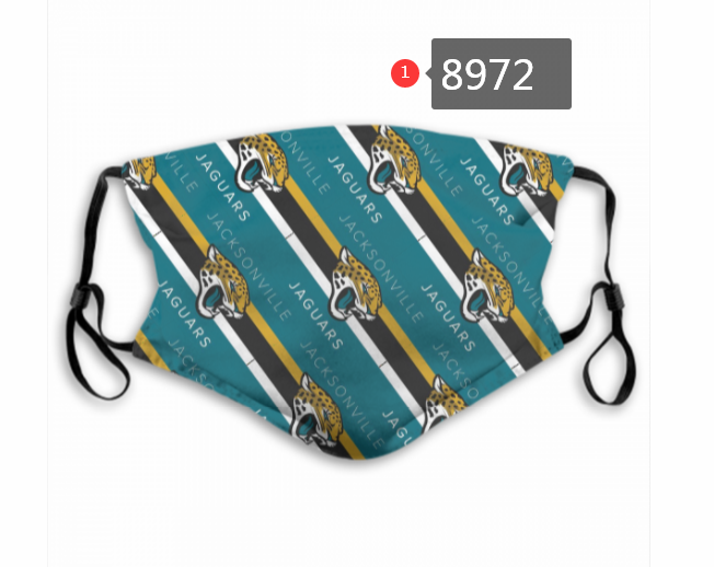 2020 NFL Jacksonville Jaguars Dust mask with filter